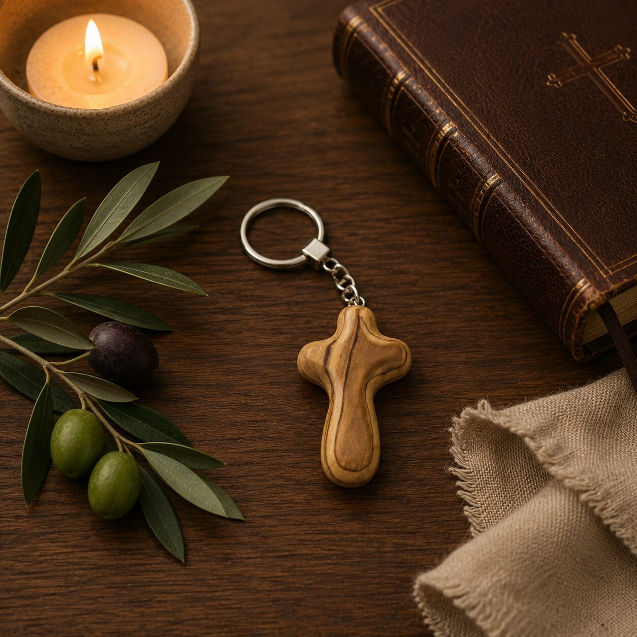 Cross Keychain 6.5cm