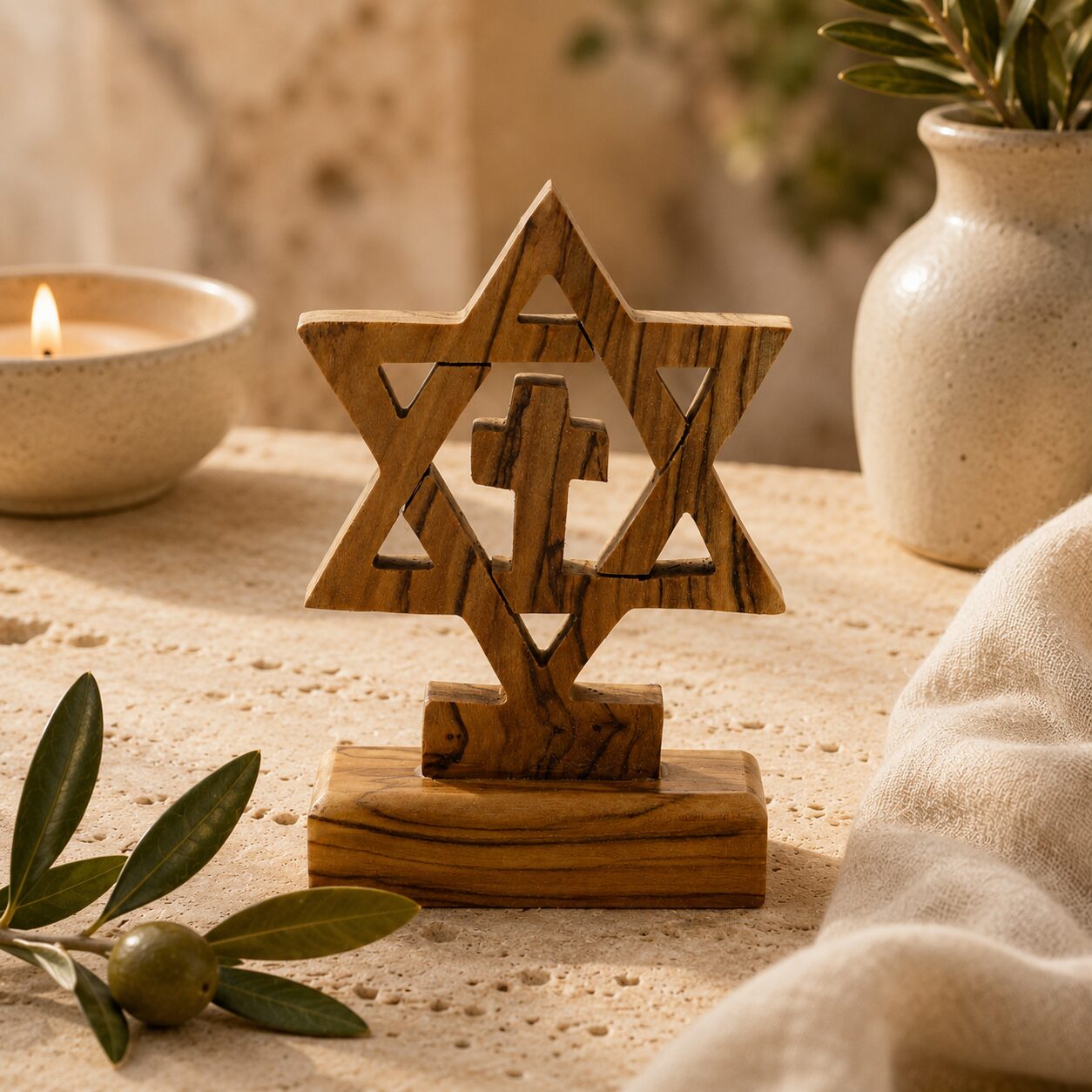 Star of David with a Cross