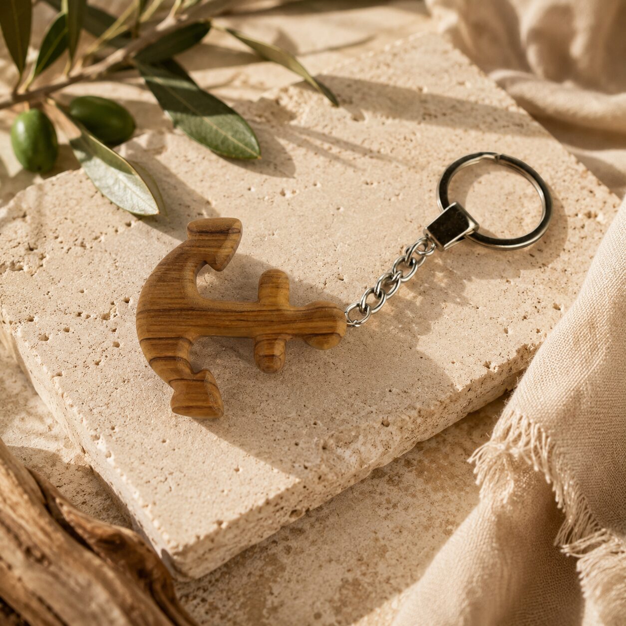 Hope Anchor Keychain