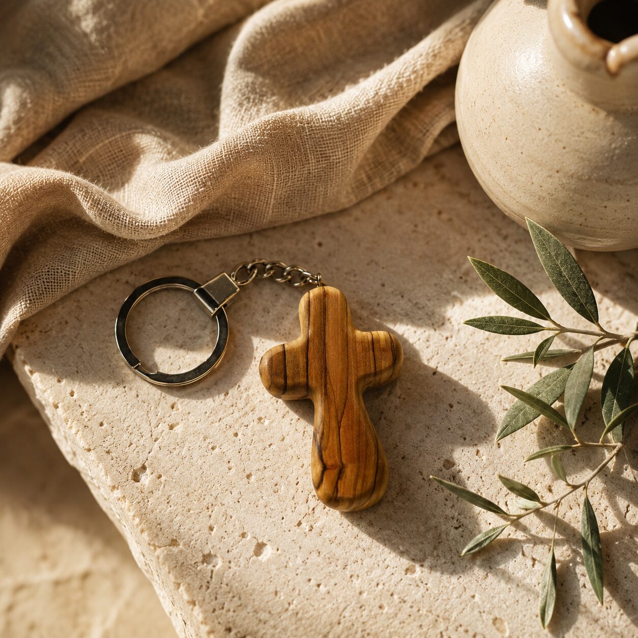 Cross Keychain 6cm